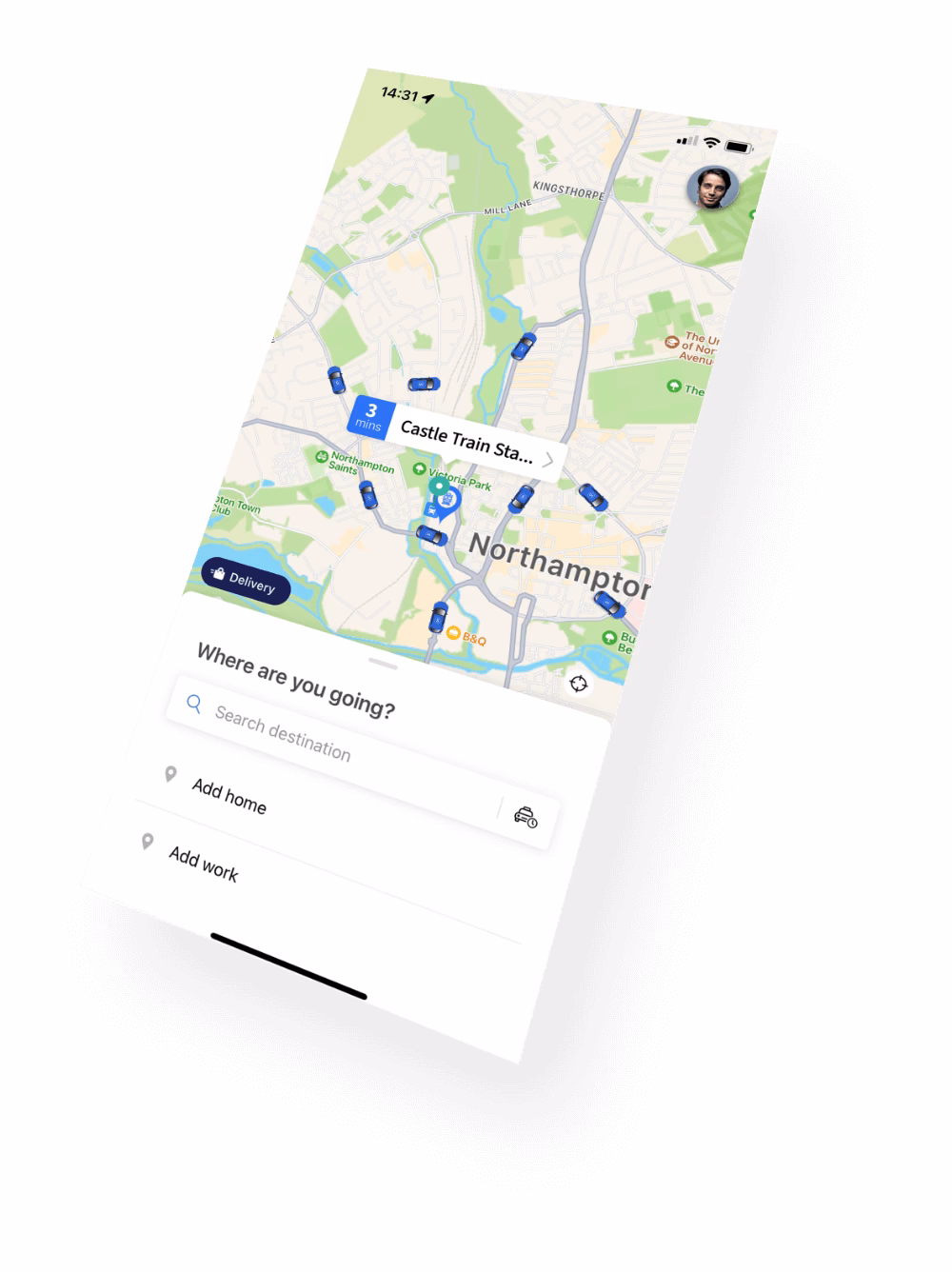 How do I book an airport transfer in Northampton?