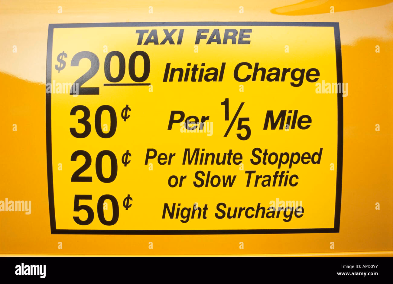 How much does a NYC Taxi cost?