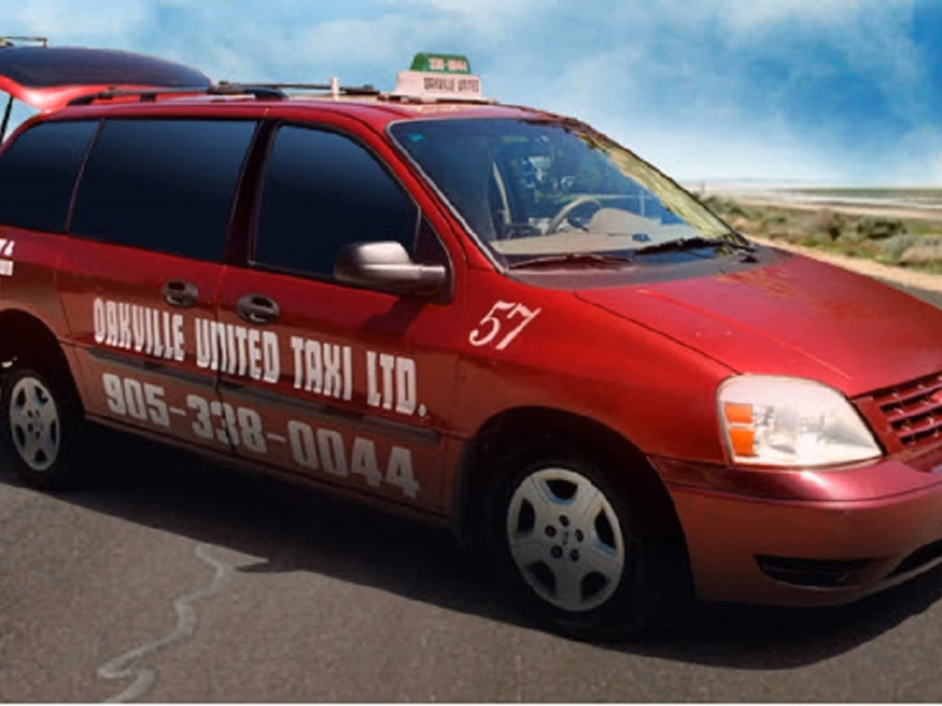 Does Oakville United taxicab provide school transportation?