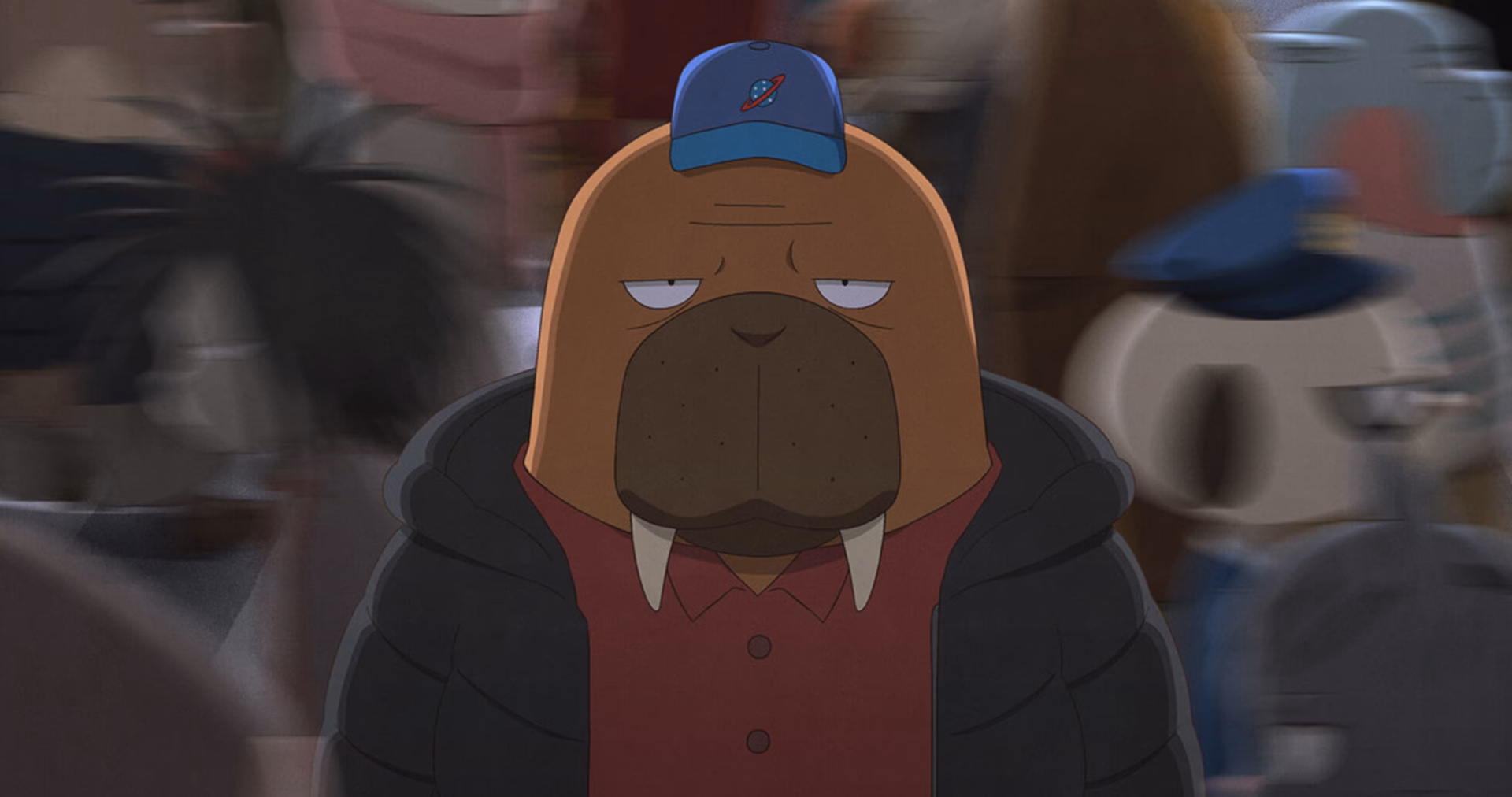 Where to watch odd taxi movie in the woods?