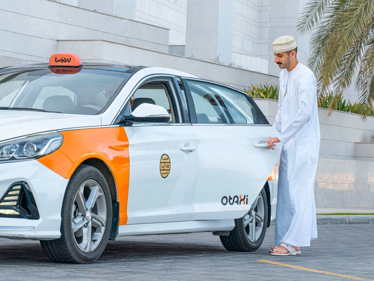 How do I book an otaxi ride in Oman?