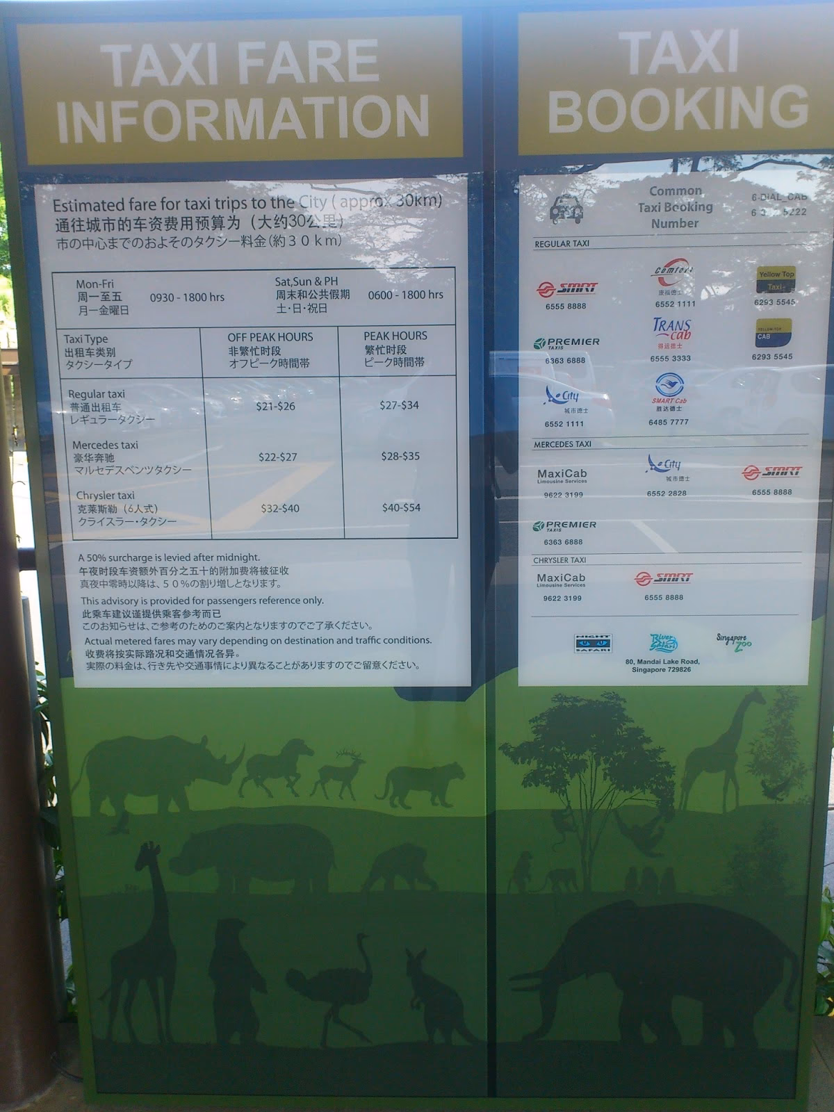 How to get from Orchard Hotel Singapore to Zoo?