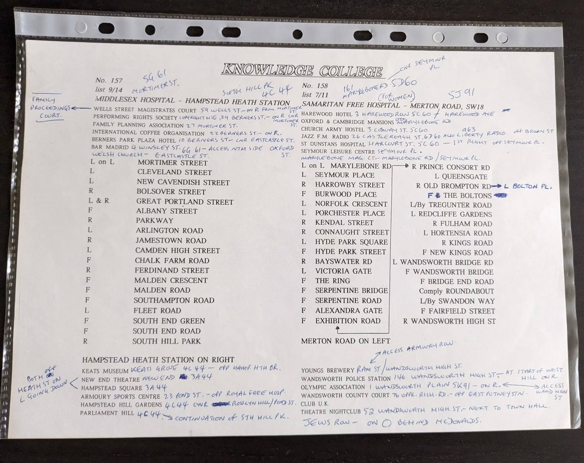 How do I pay for a taxi driver knowledge test?