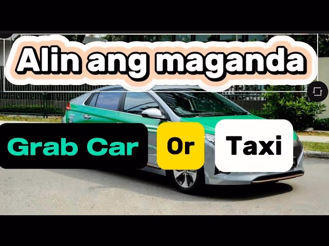 Is there a price difference between a GrabCar and a taxi?