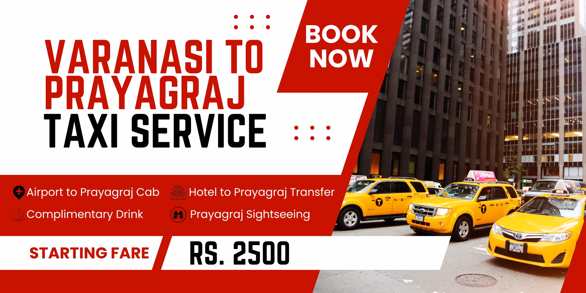 What is airport taxi service in Varanasi?