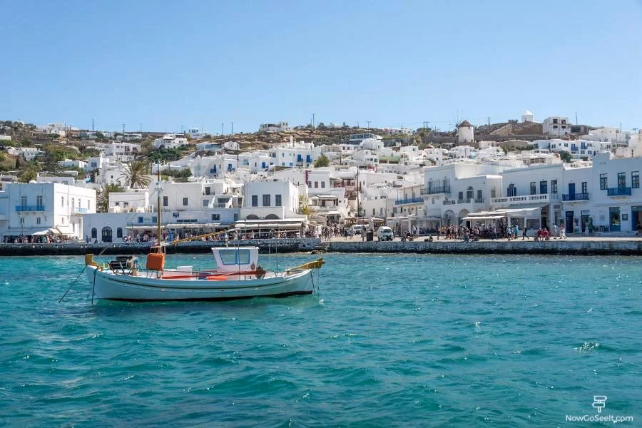 How much does it cost to get from Mykonos new port?