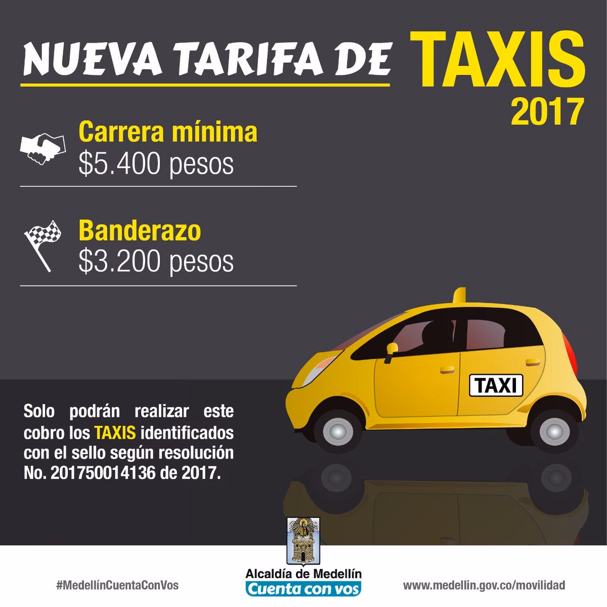 ¿Por qué los taxistas debían bajar la bandera?