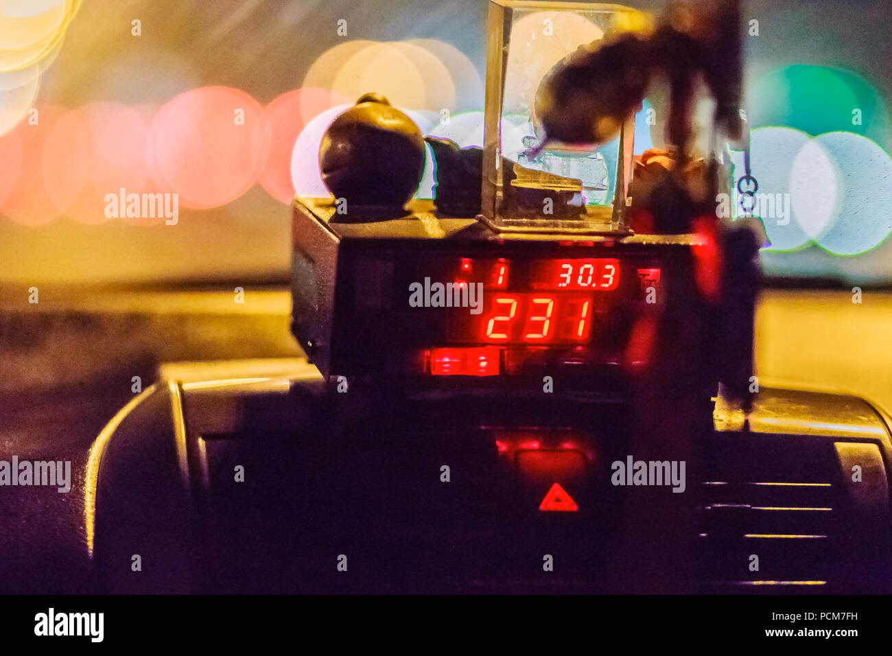 What if a driver enters a bike box at a red light?