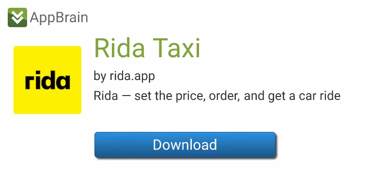 How does the Rida app function?