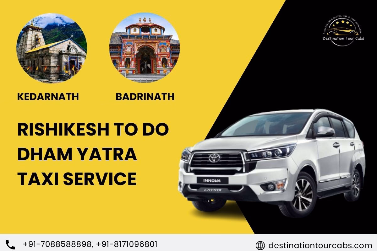 Which cab service to hire Rishikesh to Badrinath?