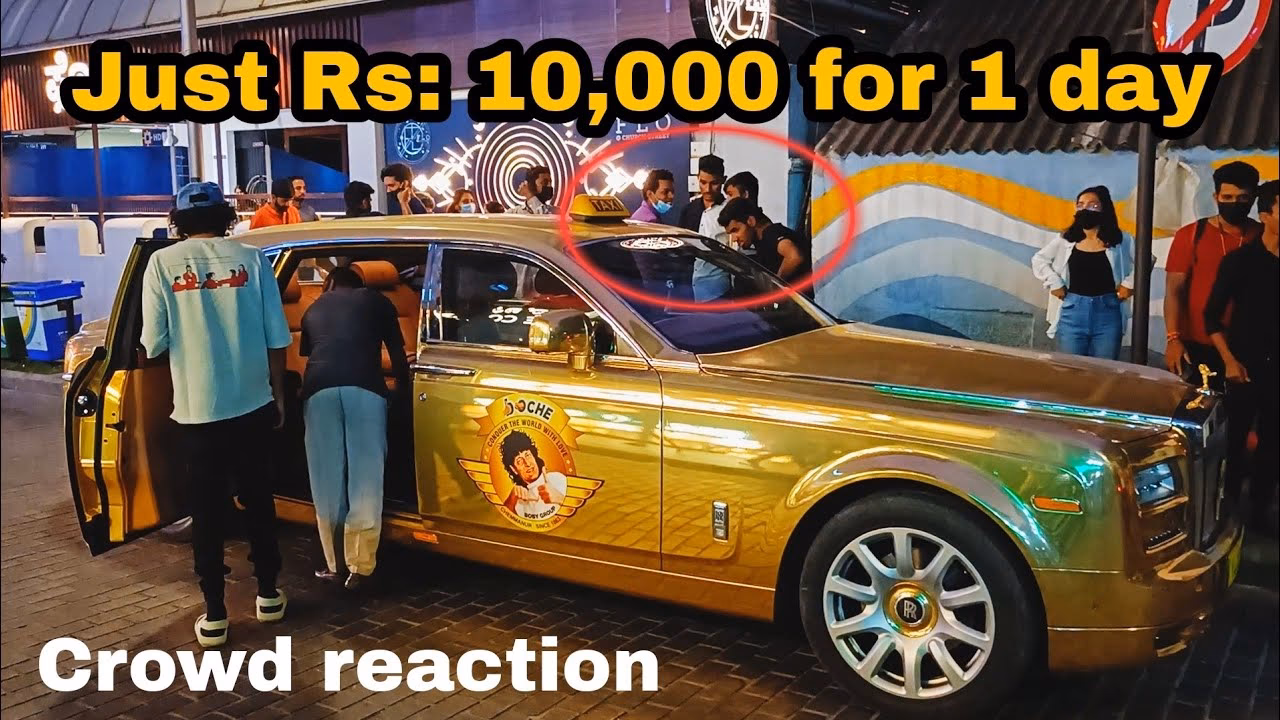 How much does it cost to rent a Rolls Royce in India?
