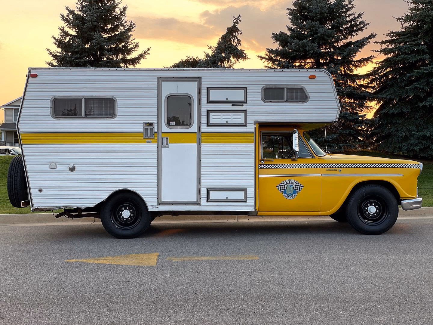 Can an electric-powered camper be based on a London taxi?