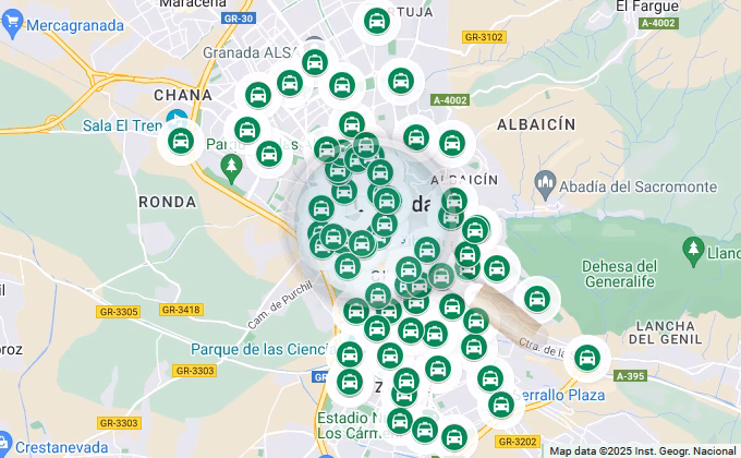 What if I have forgotten something in a taxi in Granada?