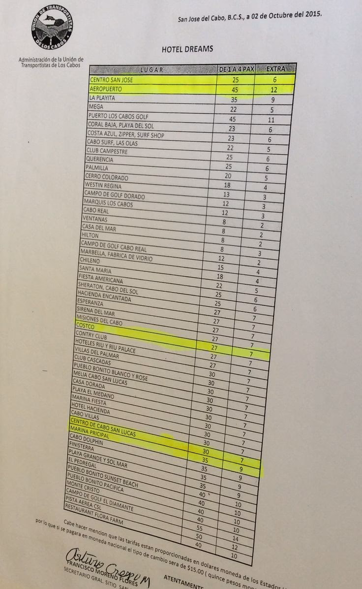 How do I get a taxi in San José del Cabo?