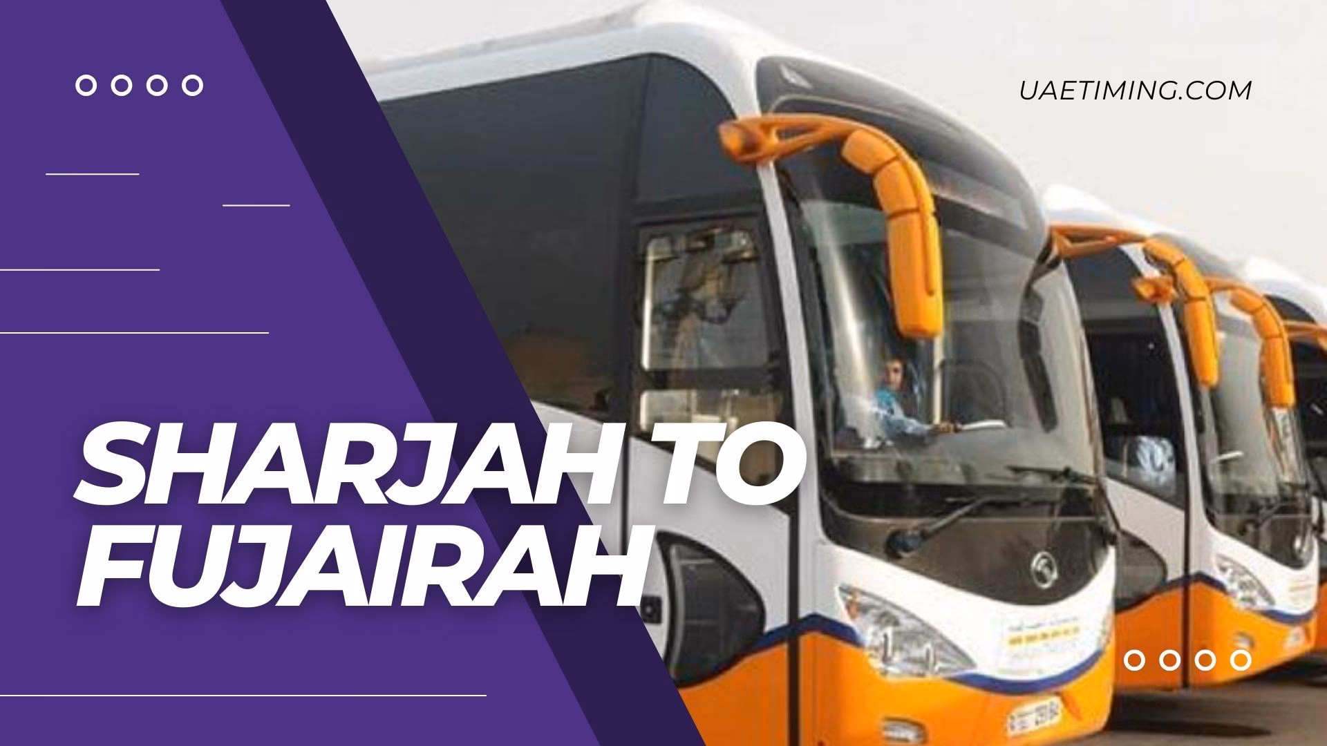 How to get from Sharjah to Fujairah?