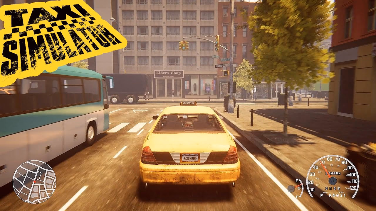 What is Fullscreen Taxi Simulator?