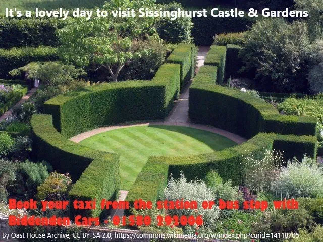 How far is Sissinghurst Castle Garden from London?