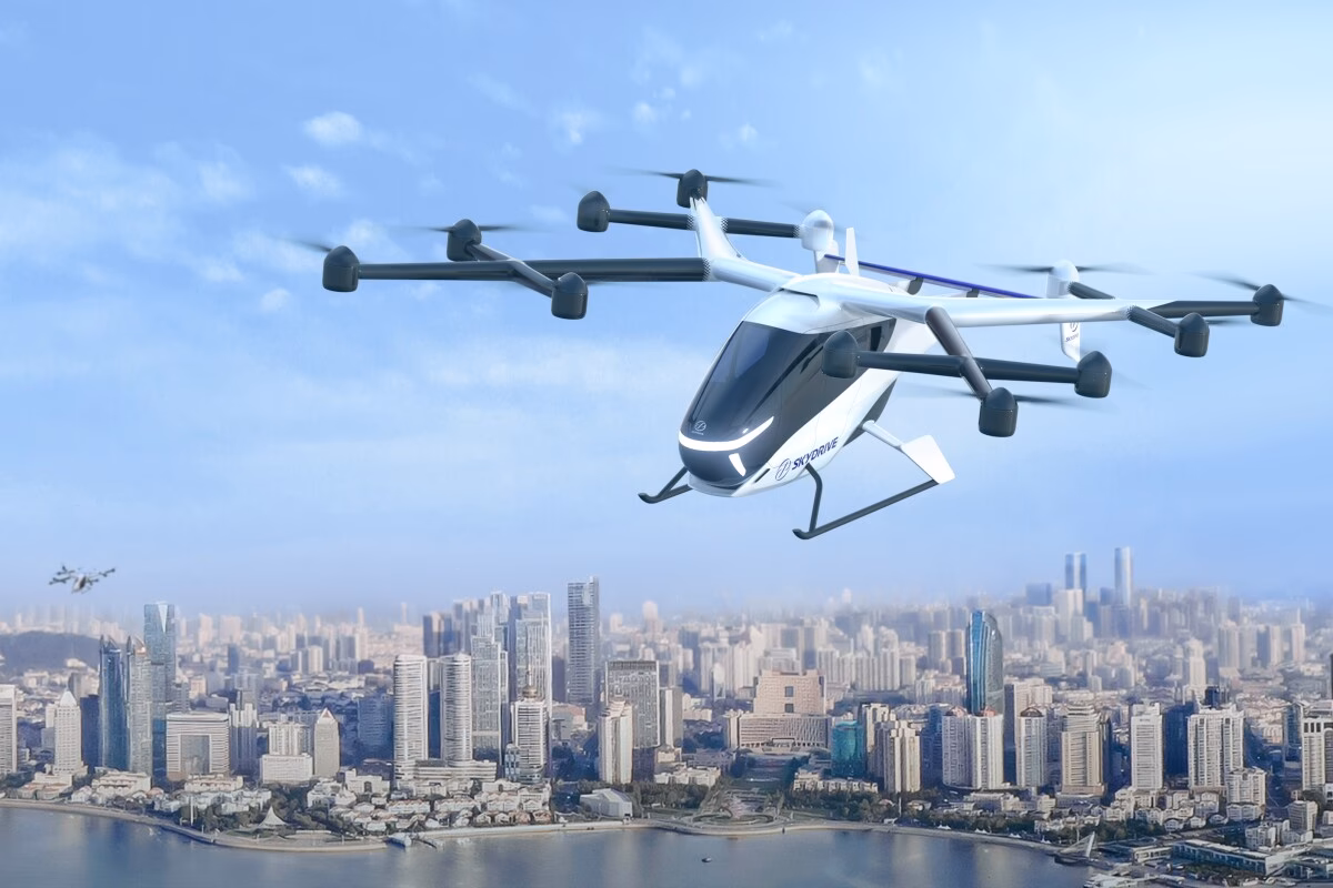 Is SkyDrive launching an eVTOL taxi service?