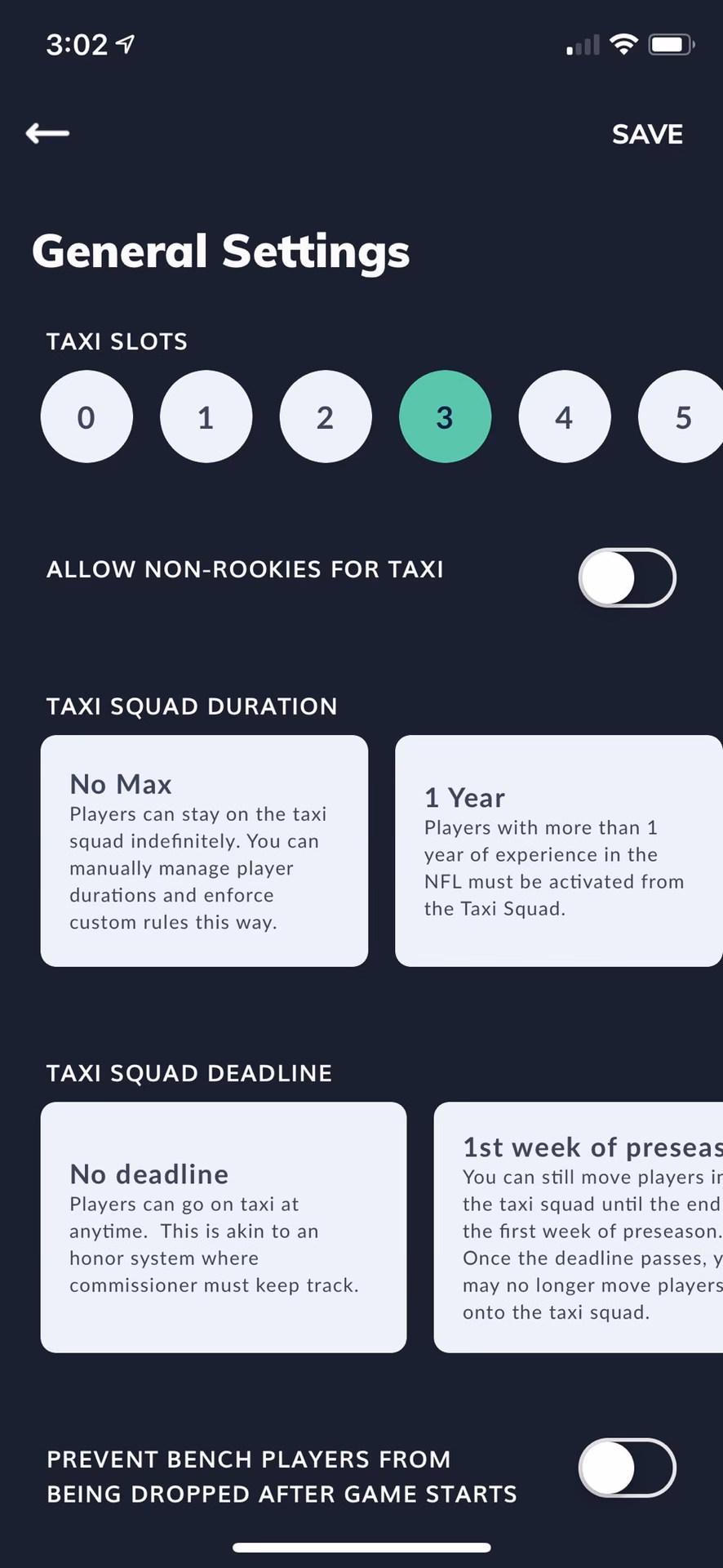 How do taxi squads work?