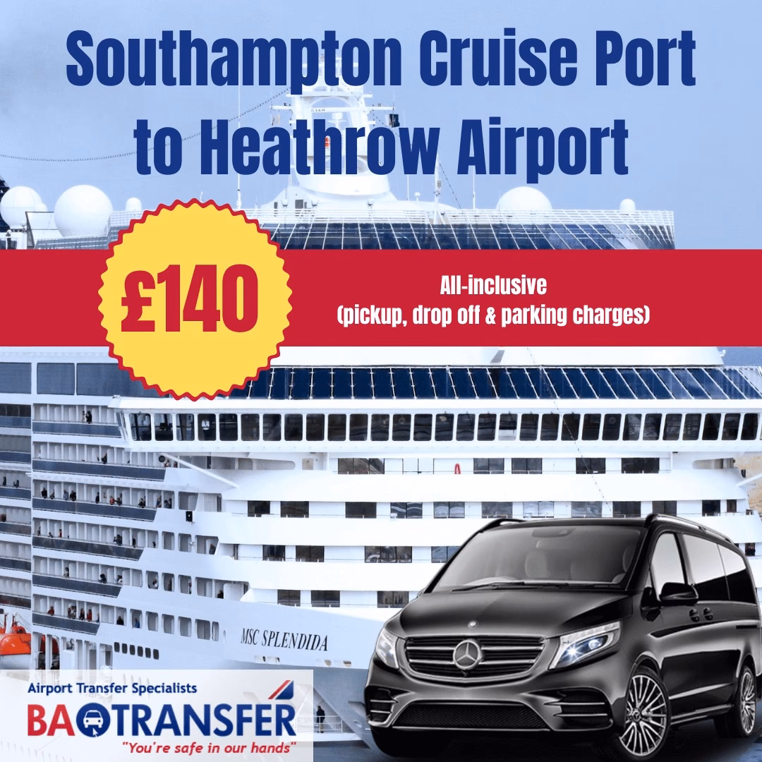 How to book a private transfer from Heathrow to Southampton?