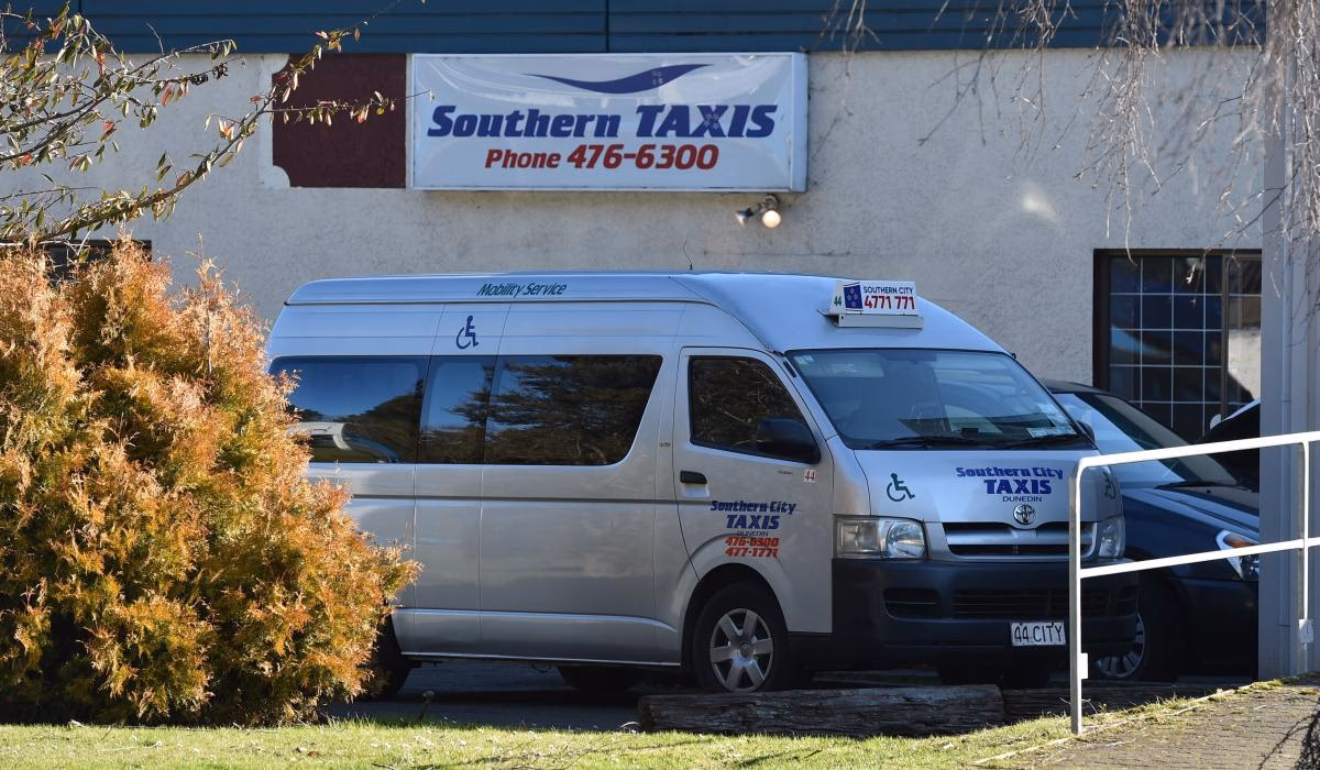 Who is liable for Dunedin Airport taxi services?