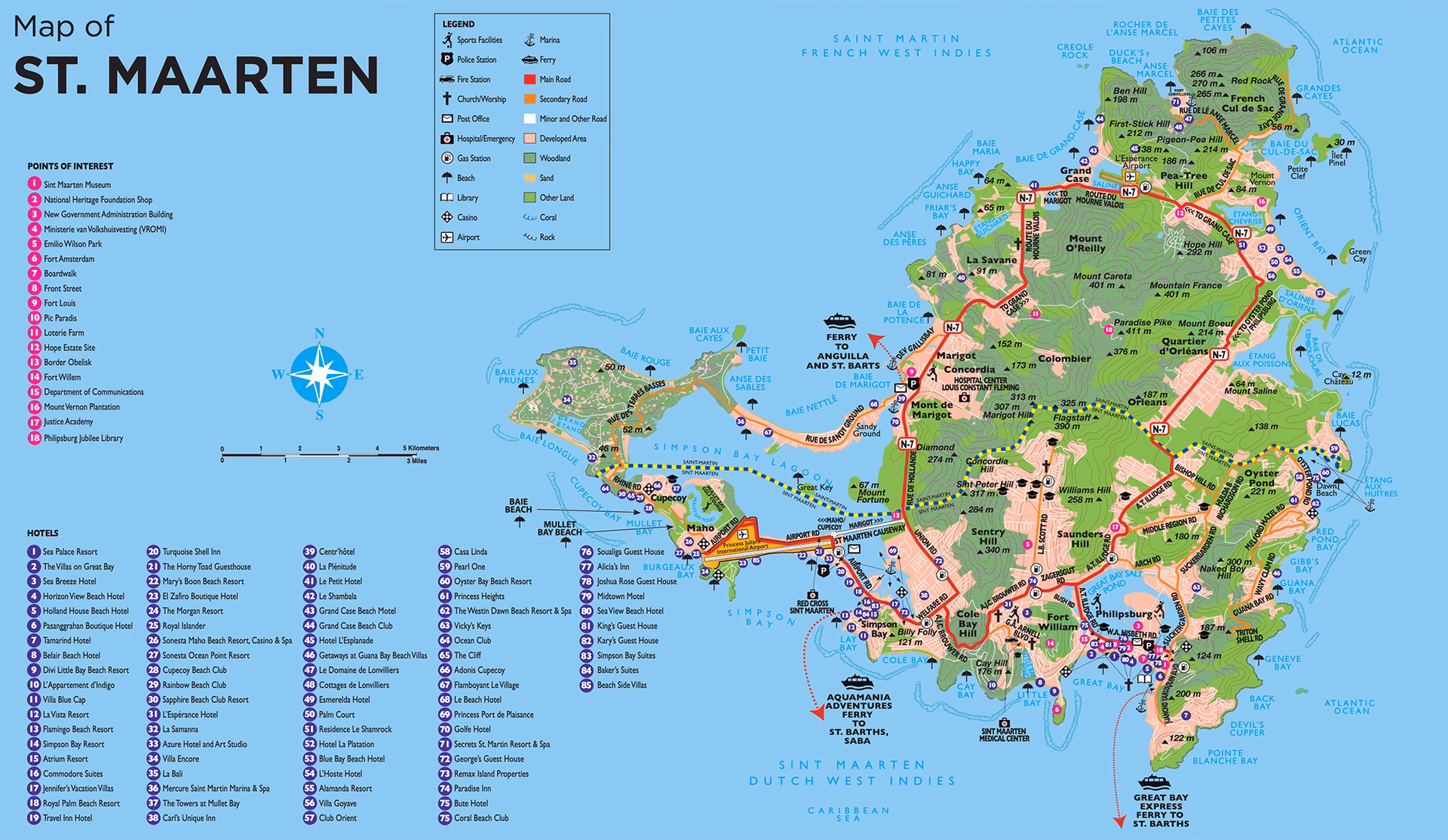 How do I get to St Maarten by air?