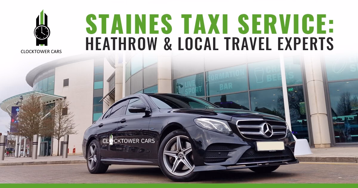 How to get a cab in Staines?