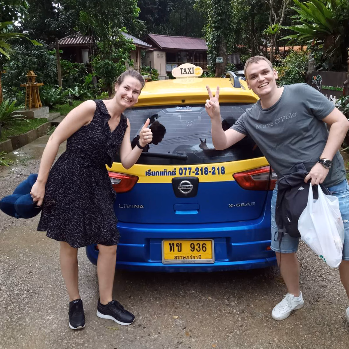How far is Khao Sok Paradise resort from Surat Thani?