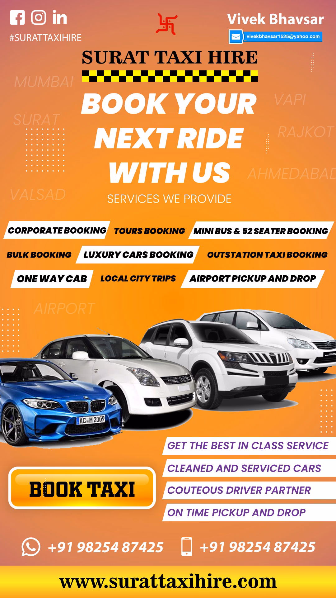 How to travel from Surat to Mumbai by car?