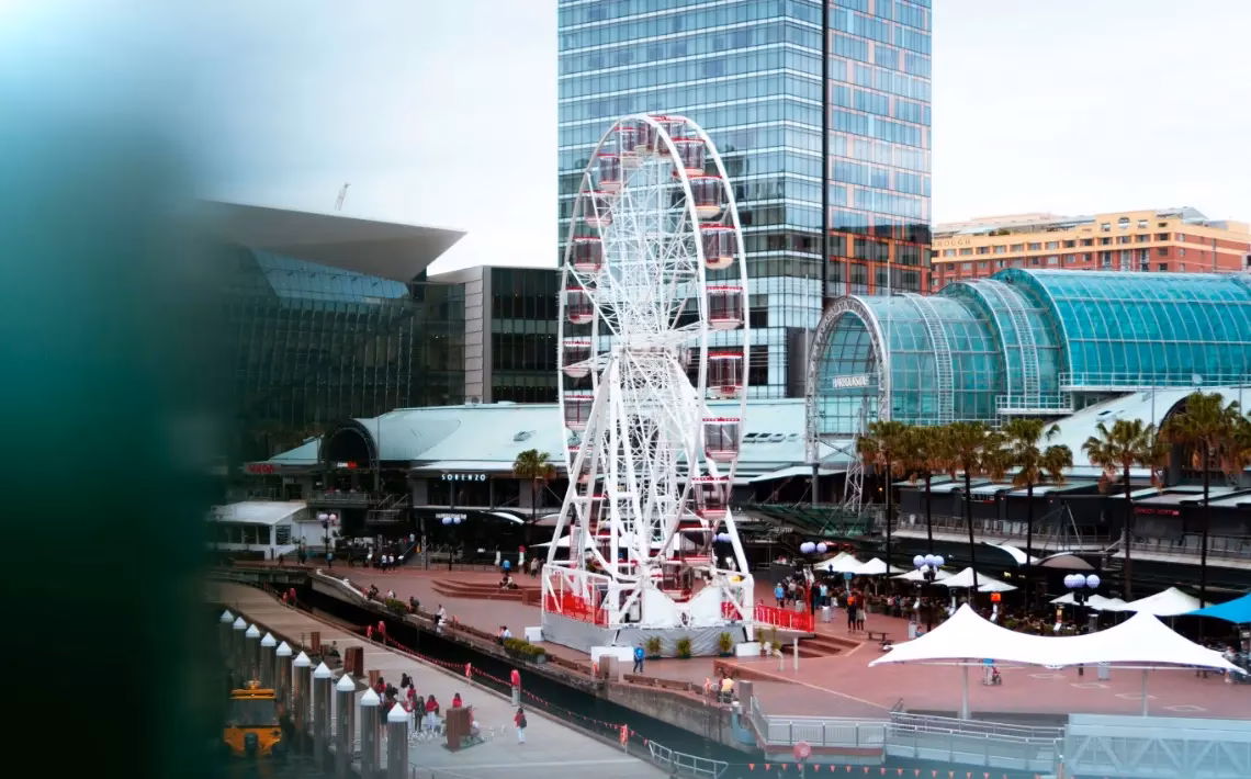 How much is a taxi from SYD airport to Darling Harbour?