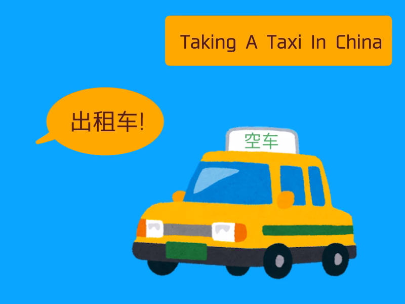 How long does a taxi take in China?