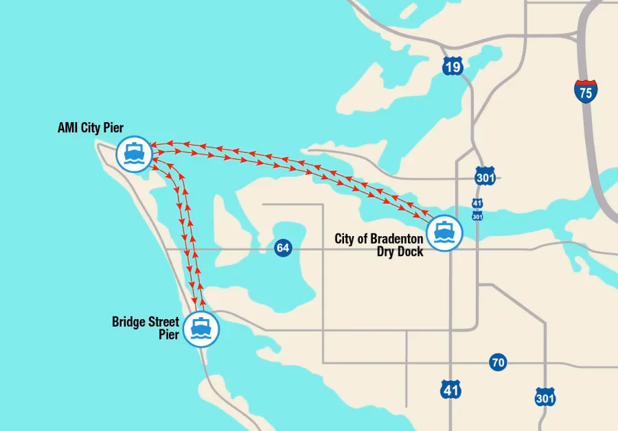 How long does it take to get to Anna Maria Island?