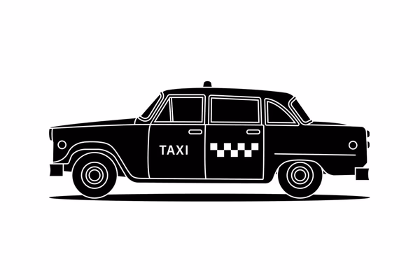 What color is a taxi cab?