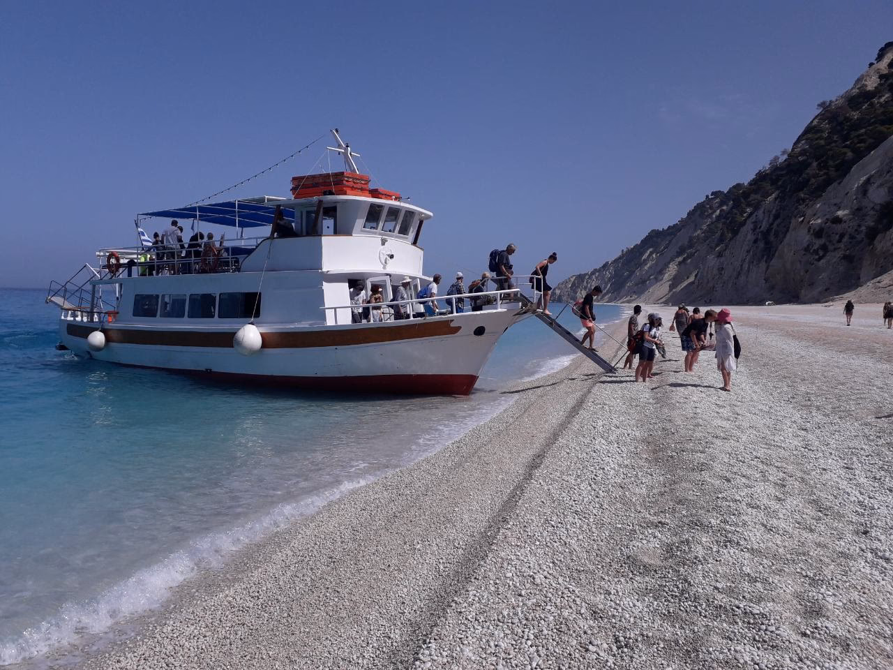 Where is Egremni Beach?