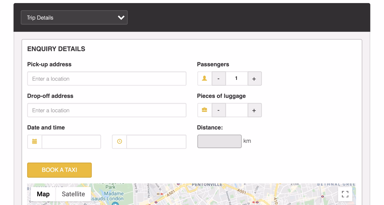 What is online taxi booking script?