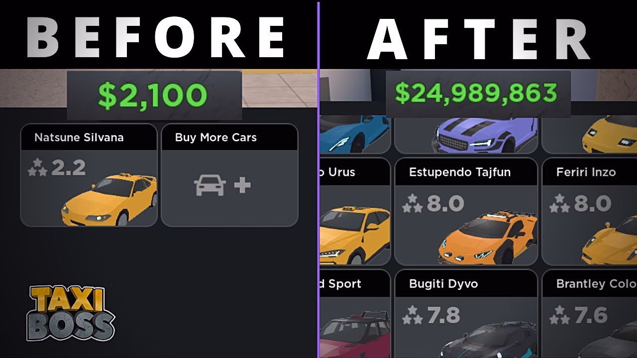When can I use taxi boss cars?