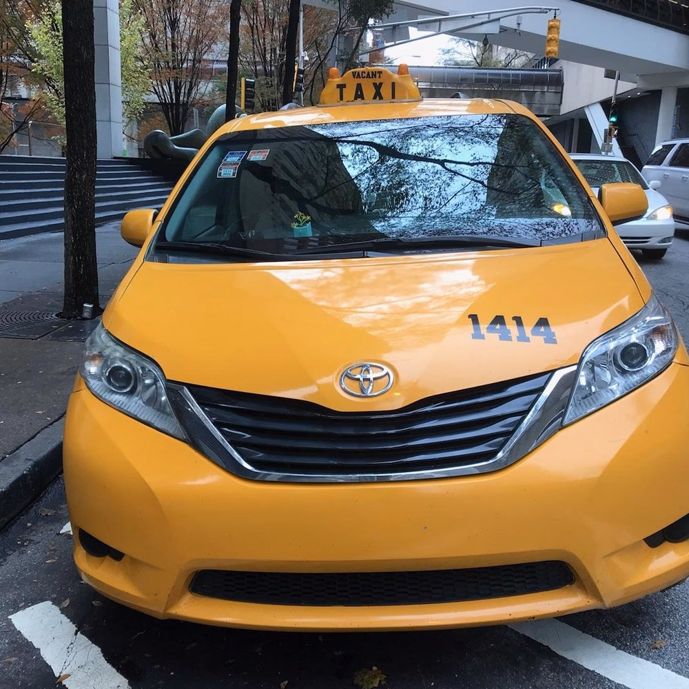 How do I get a taxicab in Atlanta?