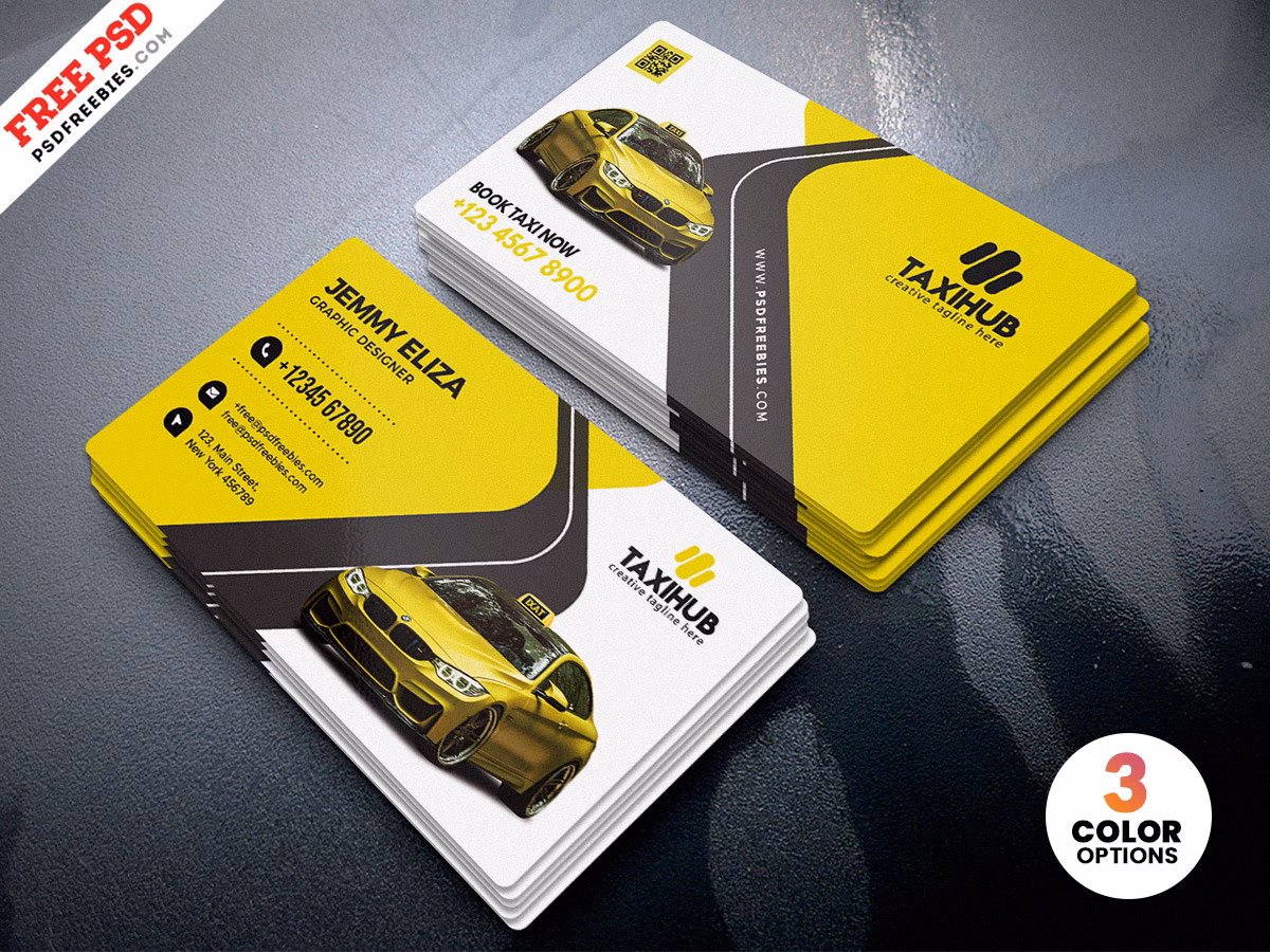 How long does it take to get a taxi business card?