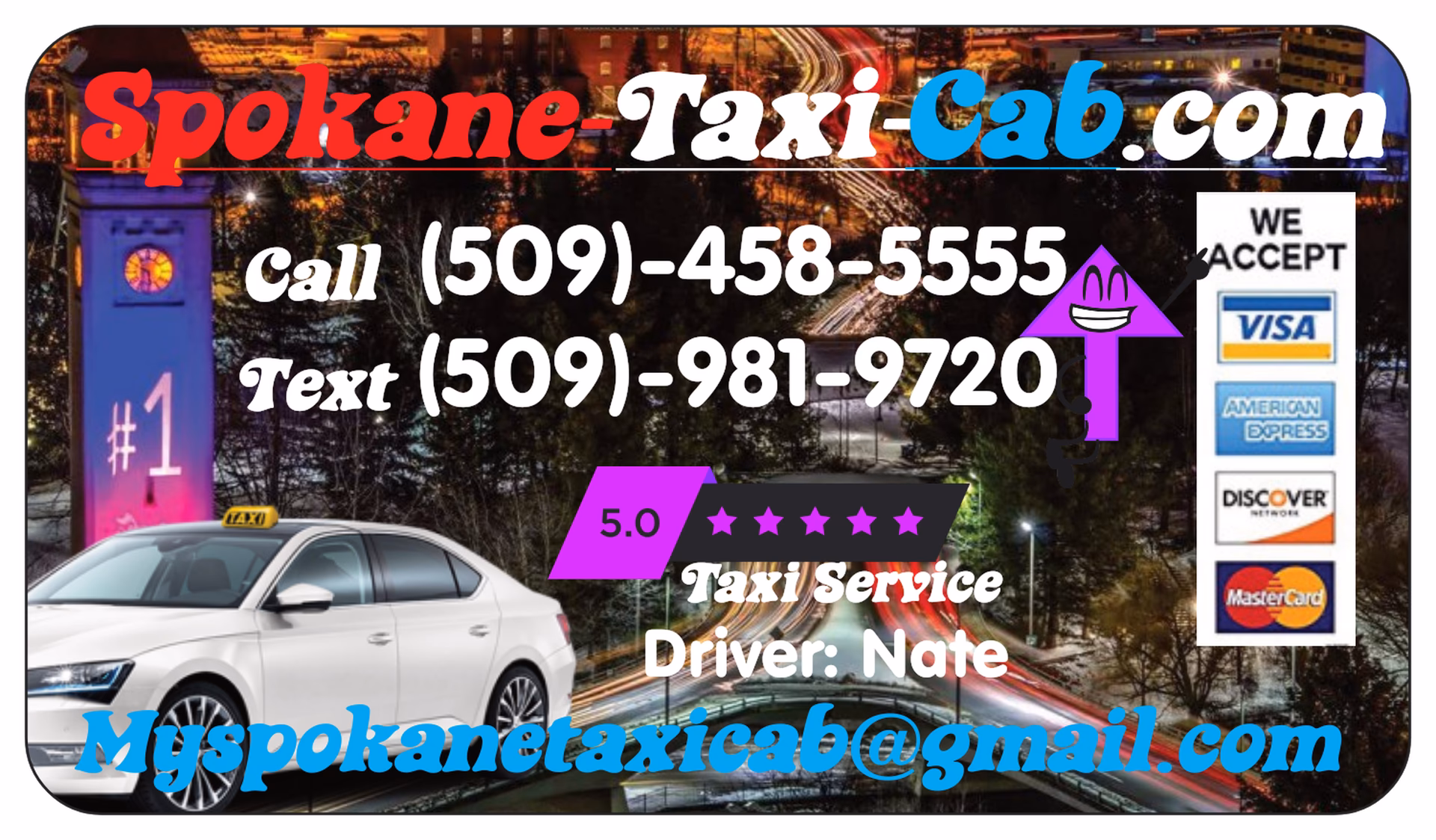 Who is the best taxi service in Spokane?