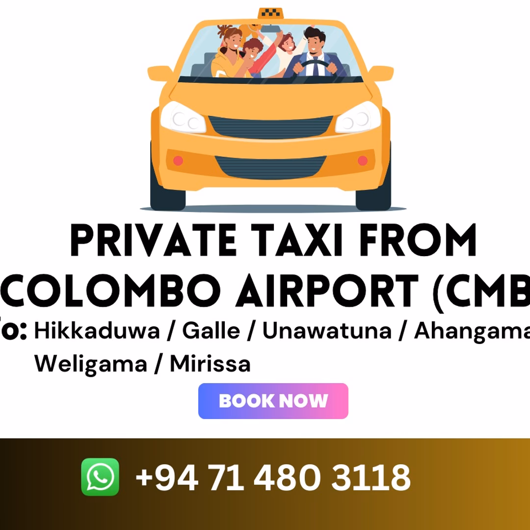How to get from Colombo Airport (CMB) to Weligama?