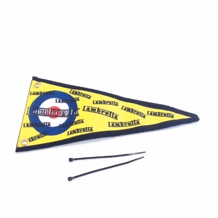 What color was a British aerial pennant?