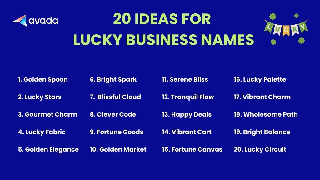 What number is a good business name?