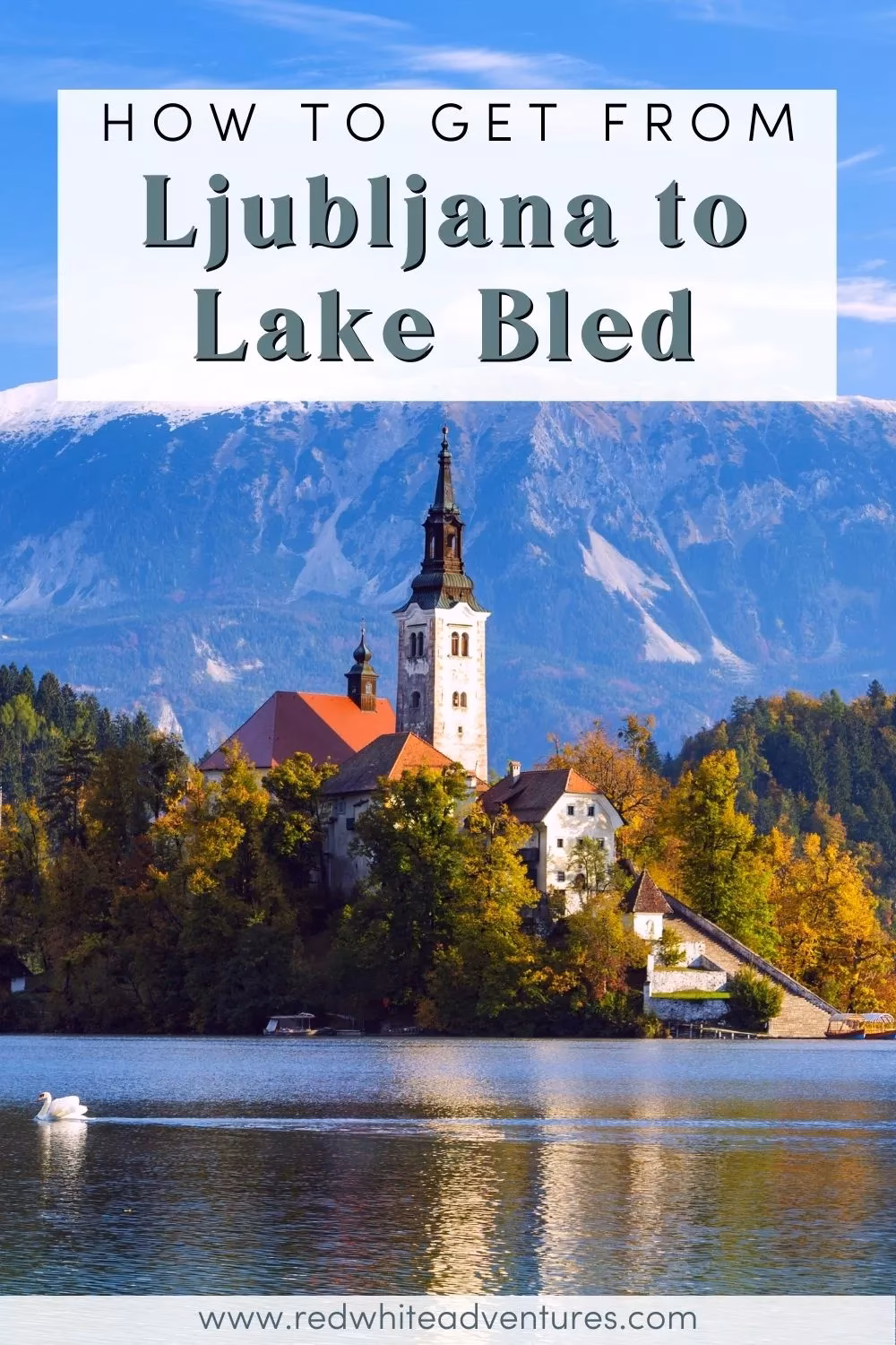 How much does a bus from Ljubljana to Bled cost?
