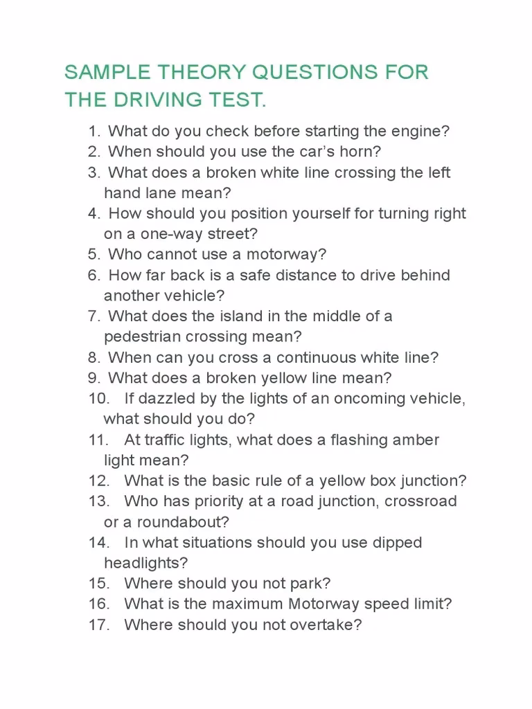 How many questions are on the hackney carriage driver test?