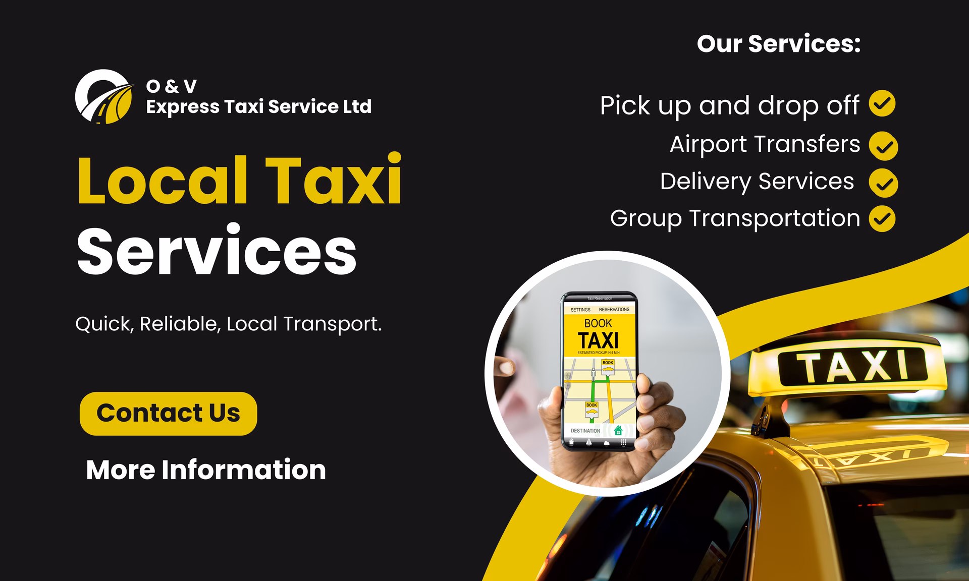 Is Metro Express a taxi company in London?