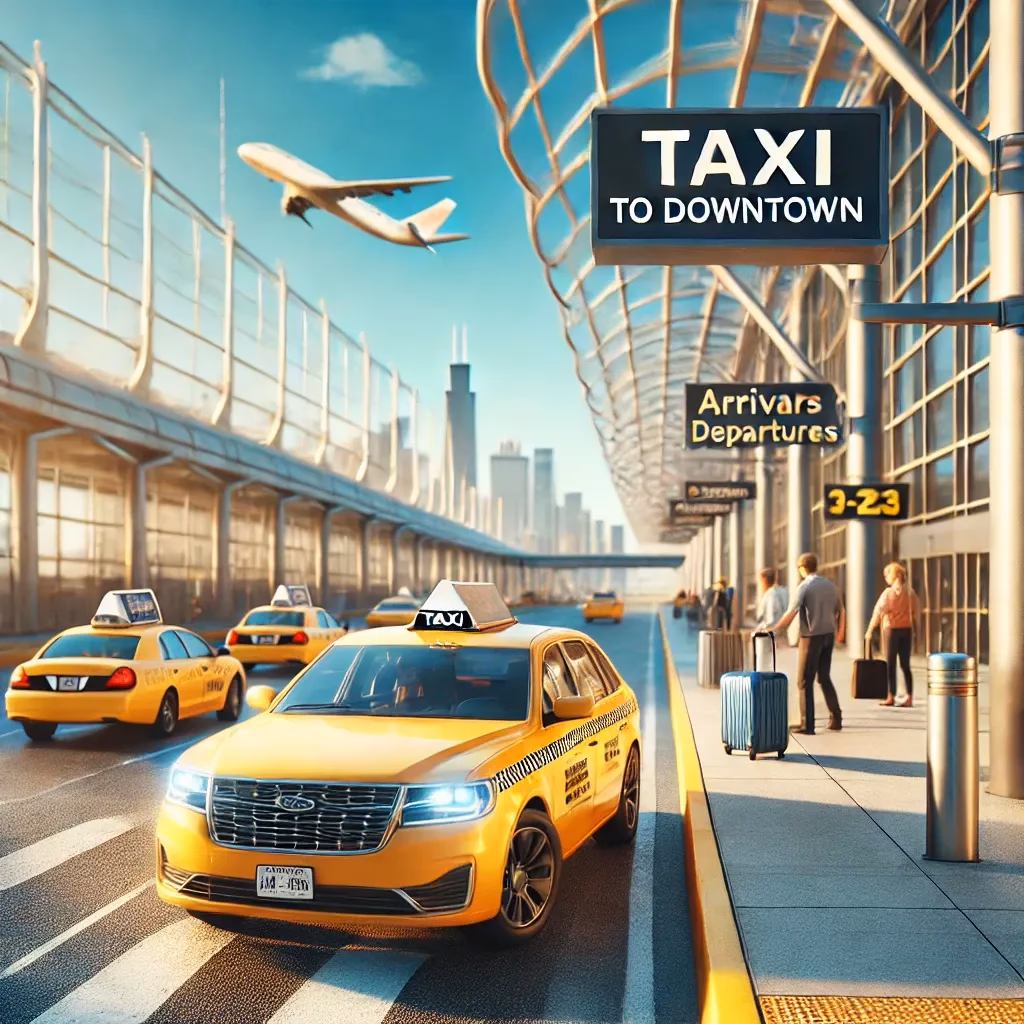 How far is Chicago O'Hare Airport from the loop?