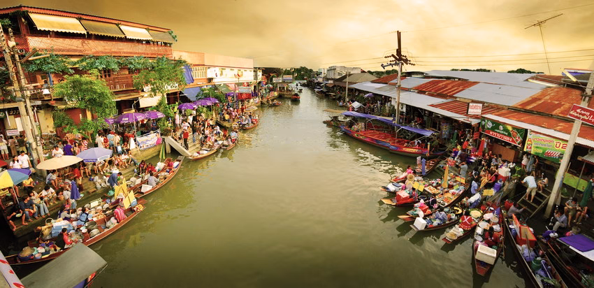 How to get to Naphalai Memorial Park – Amphawa floating market?