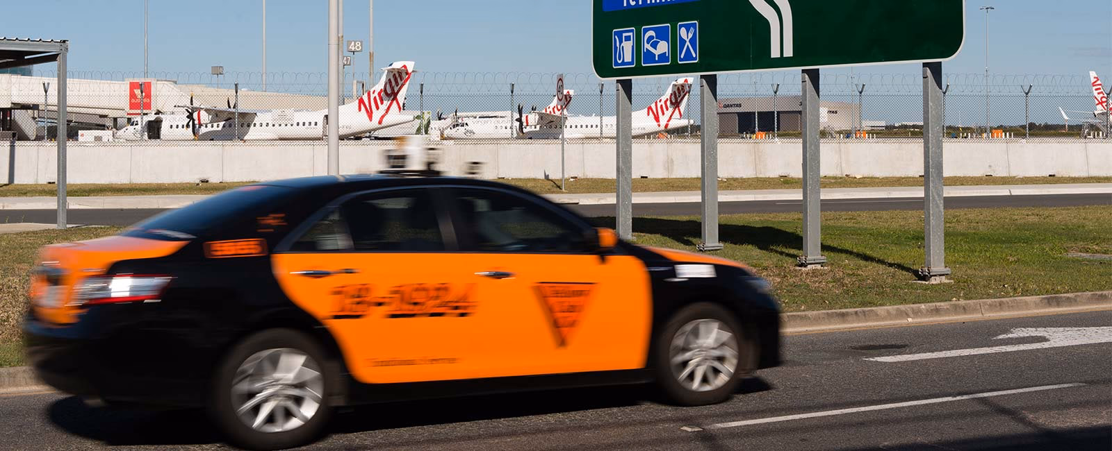 How much does a cab cost at Brisbane Airport?