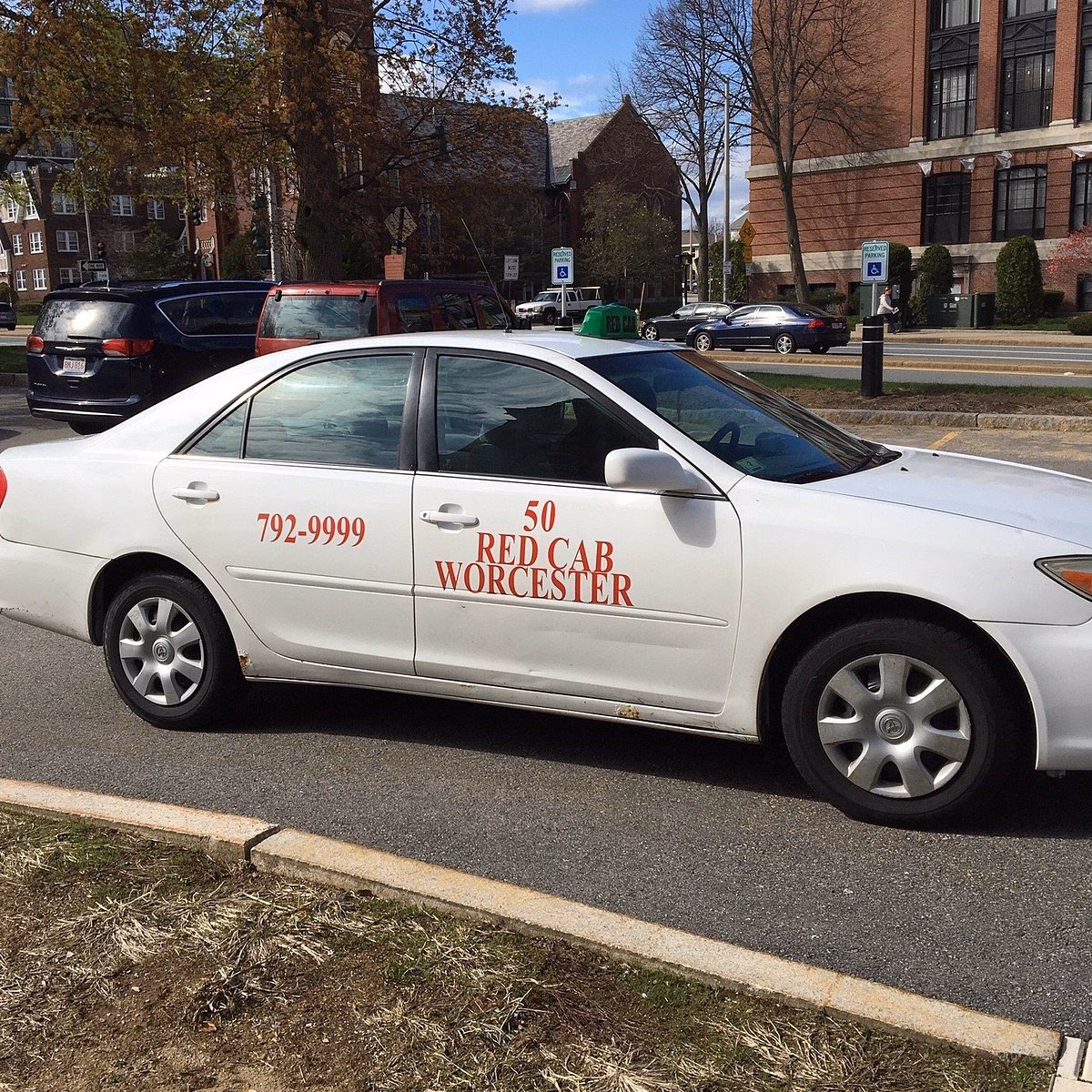 How do I book a taxi ride in Worcester?