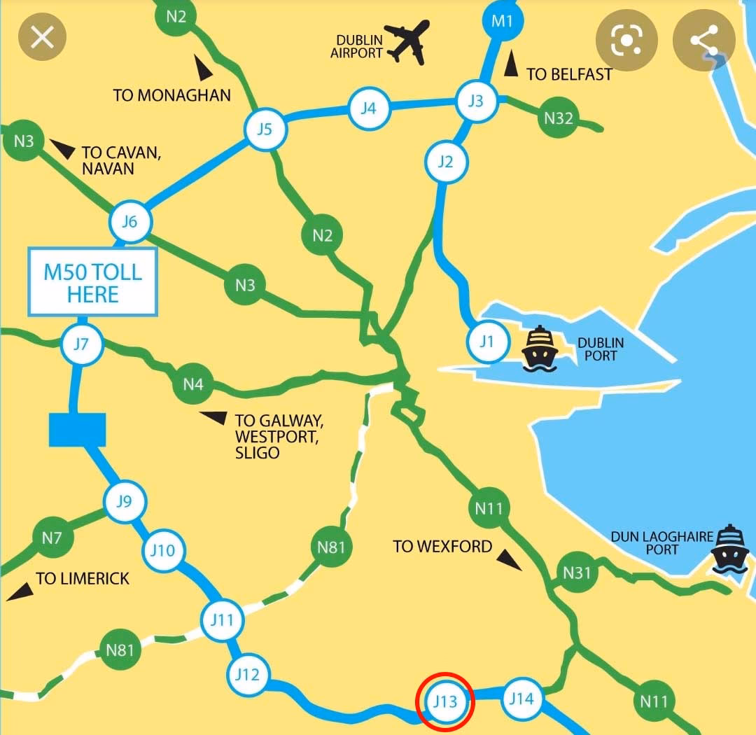 How much does a taxi cost from Dublin Airport to Dundrum?